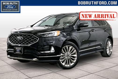 Agate Black 2020 Ford Edge Titanium