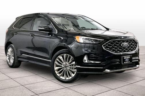 Agate Black 2020 Ford Edge Titanium