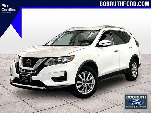 Glacier White 2018 Nissan Rogue SV