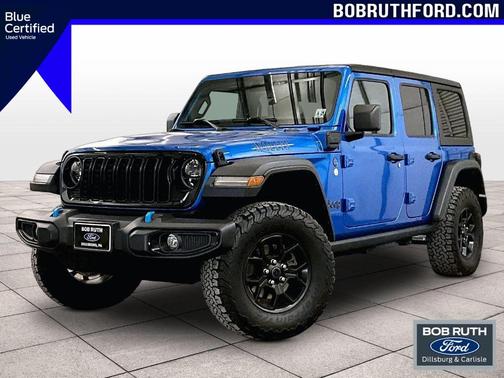 Hydro Blue Pearlcoat 2024 Jeep Wrangler 4xe Sport