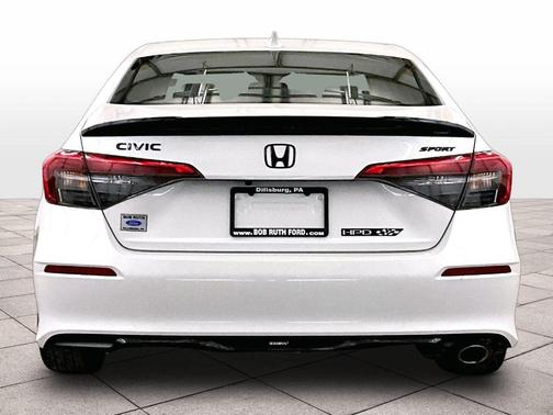 Platinum White Pearl 2022 Honda Civic Sport