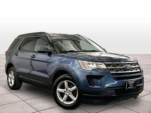 Blue 2018 Ford Explorer Base
