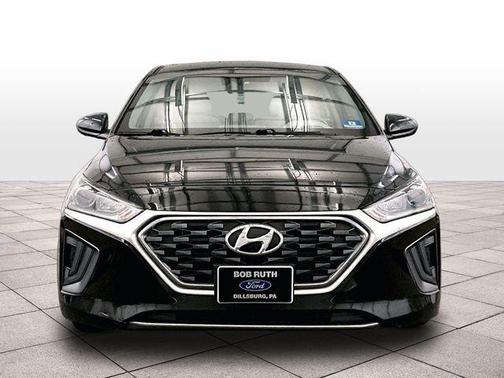 Black Noir Pearl 2020 Hyundai IONIQ Hybrid Blue