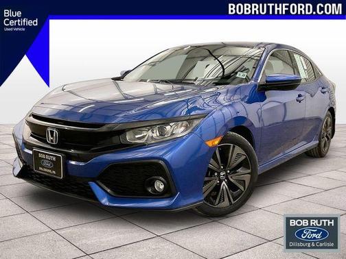 Aegean Blue Metallic 2017 Honda Civic EX