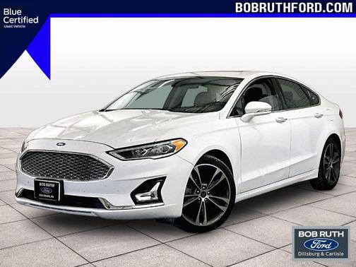 Oxford White 2019 Ford Fusion Titanium