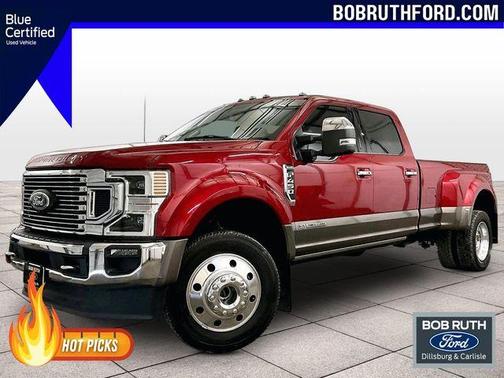 Rapid Red Metallic Tinted Clearcoat 2021 Ford F-450 King Ranch