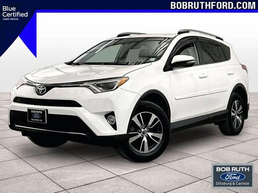 Super White 2017 Toyota RAV4 XLE