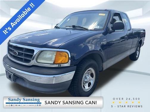 Blue 2004 Ford F-150 Heritage XL SuperCab