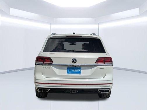 Opal White Pearl Effect 2023 Volkswagen Atlas 3.6L SEL Premium R-Line