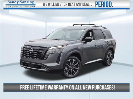 Gun Metallic 2026 Nissan Pathfinder Platinum