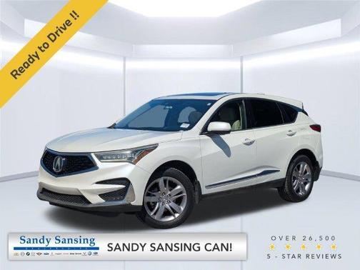 White 2019 Acura RDX Advance Package