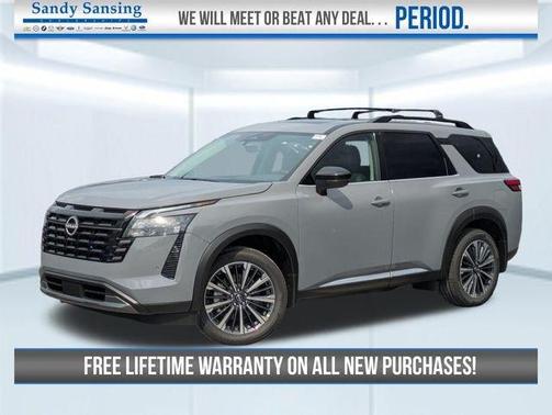 Boulder Gray Metallic 2026 Nissan Pathfinder Platinum