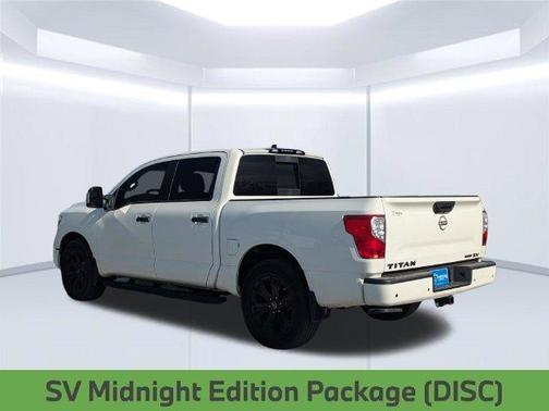 Glacier White 2024 Nissan Titan SV