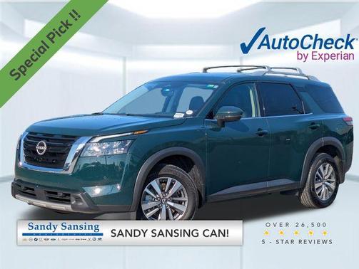 Obsidian Green 2025 Nissan Pathfinder SL