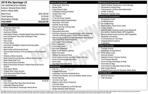 2018 Kia Sportage LX