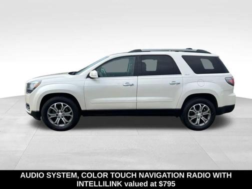 White Diamond Tricoat 2014 GMC Acadia SLT-1