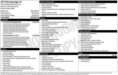 2019 Kia Sportage LX