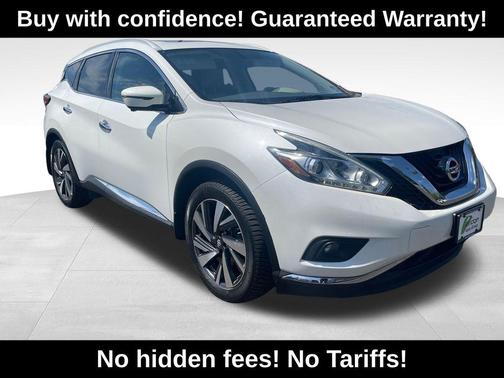 Pearl White 2017 Nissan Murano Platinum
