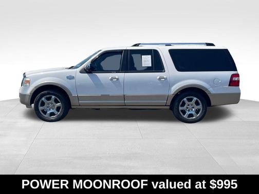 White Platinum Metallic Tri-Coat 2014 Ford Expedition EL King Ranch
