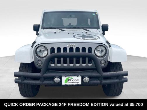 Bright White Clearcoat 2015 Jeep Wrangler Unlimited Freedom Edition