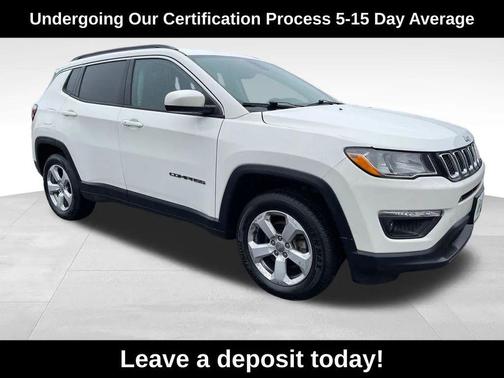 White Clearcoat 2021 Jeep Compass Latitude