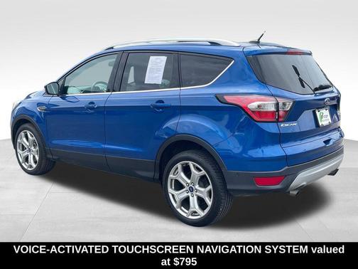 Lightning Blue Metallic 2017 Ford Escape Titanium