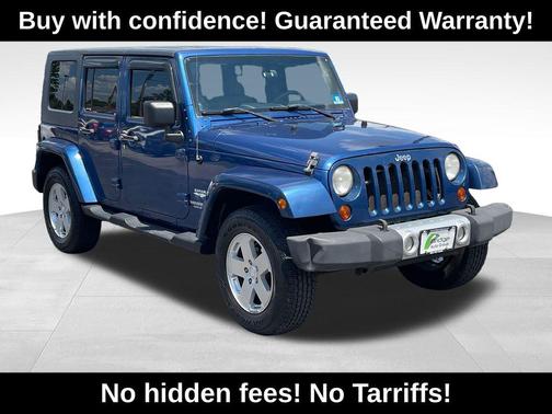 Deep Water Blue Pearlcoat 2010 Jeep Wrangler Unlimited Sahara