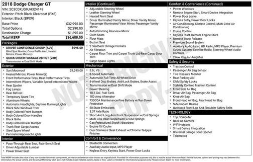 2018 Dodge Charger GT