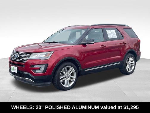 Ruby Red Metallic Tinted Clearcoat 2017 Ford Explorer XLT