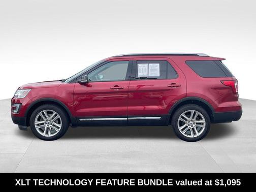 Ruby Red Metallic Tinted Clearcoat 2017 Ford Explorer XLT