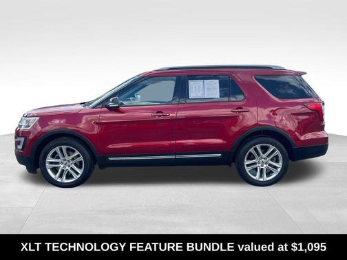 Ruby Red Metallic Tinted Clearcoat 2017 Ford Explorer XLT