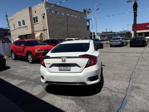 Platinum White Pearl 2019 Honda Civic LX