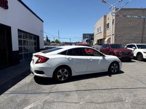 Platinum White Pearl 2019 Honda Civic LX