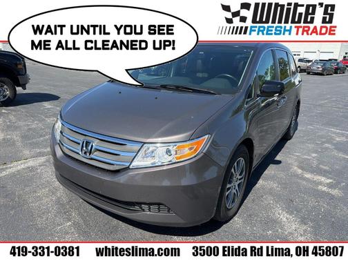 Gray 2013 Honda Odyssey EX-L