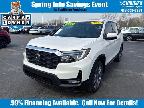 Platinum White Pearl 2023 Honda Passport EX-L