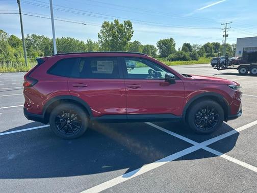 Radiant Red Metallic 2026 Honda CR-V Hybrid Sport-L