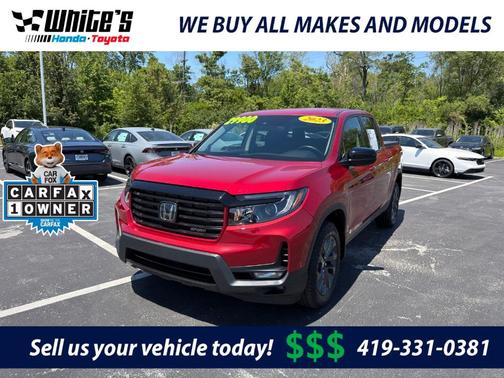 Red 2023 Honda Ridgeline Sport
