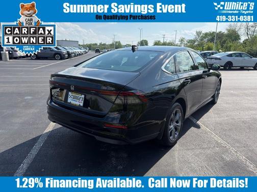 Crystal Black Pearl 2024 Honda Accord EX