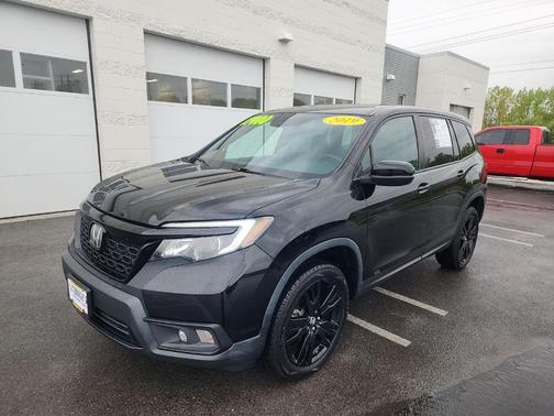 Crystal Black Pearl 2019 Honda Passport Sport
