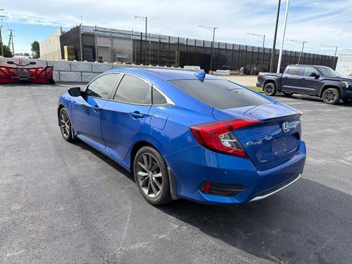 Aegean Blue Metallic 2021 Honda Civic EX-L