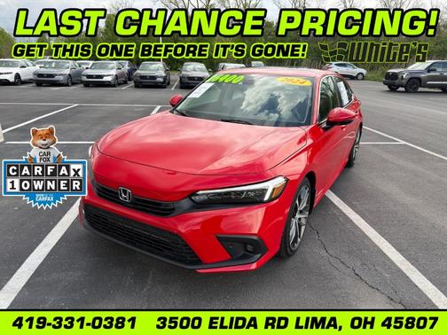 Rallye Red 2024 Honda Civic Touring
