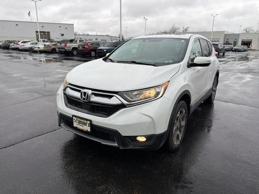 White 2019 Honda CR-V EX