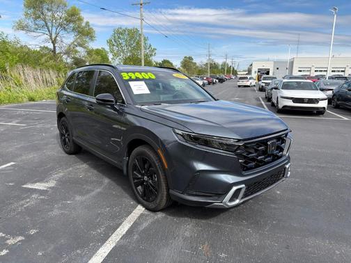 Meteorite Gray Metallic 2025 Honda CR-V Hybrid Sport Touring