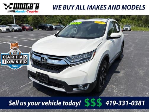 White 2017 Honda CR-V Touring