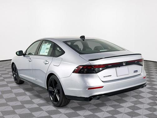 Solar Silver Metallic 2026 Honda Accord Hybrid Sport-L