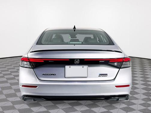 Solar Silver Metallic 2026 Honda Accord Hybrid Sport-L