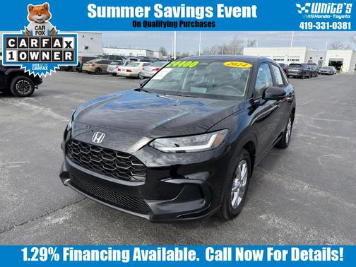 Crystal Black Pearl 2024 Honda HR-V LX