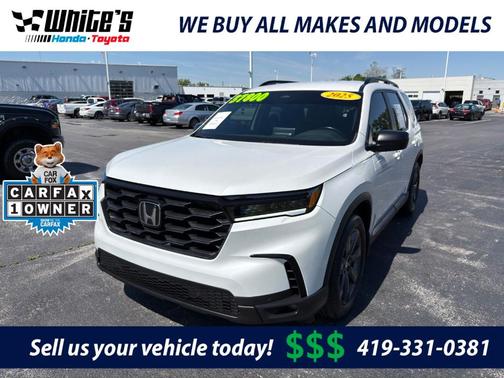 White 2025 Honda Pilot Sport