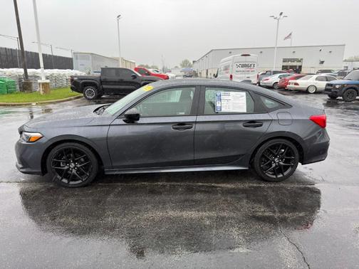 Gray Metallic 2023 Honda Civic Sport