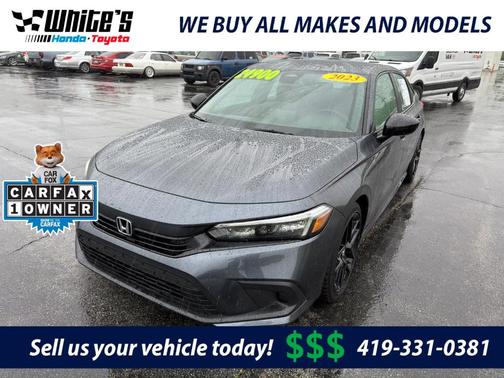 Gray Metallic 2023 Honda Civic Sport